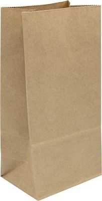 Пакет бумажный "на вынос" 80х50х230мм 50г/м2 цвет Крафт Артпласт (х1400)